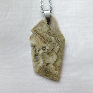 Csipkeachát medál  - ékszer - nyaklánc - medál - Meska.hu