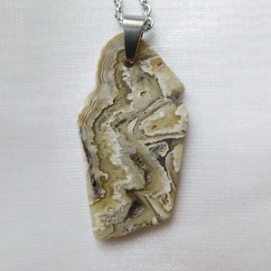 Csipkeachát medál  - ékszer - nyaklánc - medál - Meska.hu