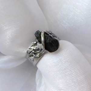 Moldavit gyűrű - ékszer - gyűrű - szoliter gyűrű - Meska.hu