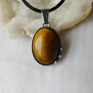 Tigrisszem medál  - ékszer - nyaklánc - medál - Meska.hu