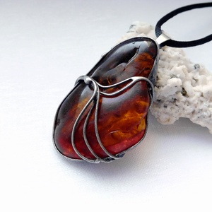 FOGLALVA! Balti borostyán medál - ékszer - nyaklánc - medálos nyaklánc - Meska.hu