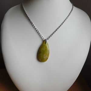 Zöld opál medál - ékszer - nyaklánc - medál - Meska.hu