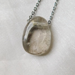 Füstkvarc medál - ékszer - nyaklánc - medálos nyaklánc - Meska.hu
