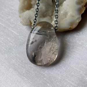 Füstkvarc medál - ékszer - nyaklánc - medálos nyaklánc - Meska.hu