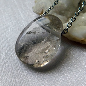 Füstkvarc medál - ékszer - nyaklánc - medálos nyaklánc - Meska.hu