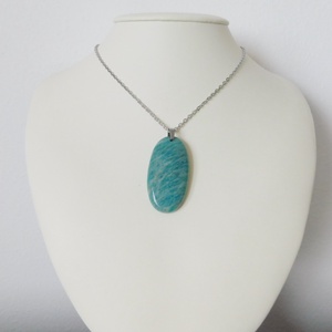 Amazonit medál - ékszer - nyaklánc - medál - Meska.hu