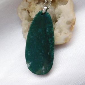 Indiaachát medál - ékszer - nyaklánc - medál - Meska.hu