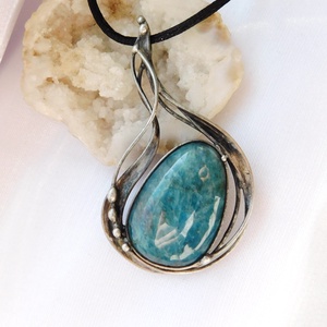 Apatit medál - ékszer - nyaklánc - medál - Meska.hu