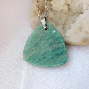 Amazonit medál - ékszer - nyaklánc - medál - Meska.hu