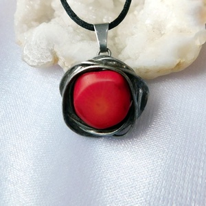 Korall medál - ékszer - nyaklánc - medál - Meska.hu