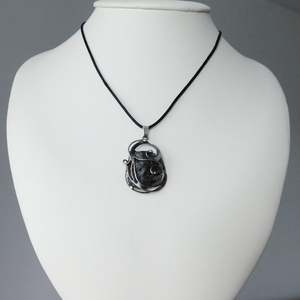 Nyers szerafinit medál  - ékszer - nyaklánc - medál - Meska.hu