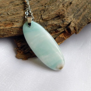 Amazonit medál - ékszer - nyaklánc - medál - Meska.hu