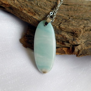 Amazonit medál - ékszer - nyaklánc - medál - Meska.hu