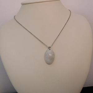 Szivárvány holdkő nyaklánc - ékszer - nyaklánc - medál - Meska.hu