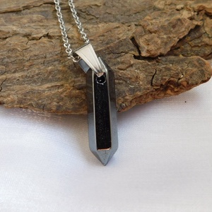 Hematit medál - ékszer - nyaklánc - medál - Meska.hu