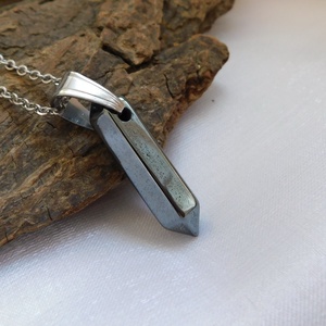 Hematit medál - ékszer - nyaklánc - medál - Meska.hu