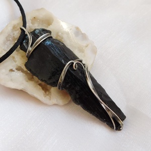 Obszidián nyílhegy medál - ékszer - nyaklánc - medál - Meska.hu