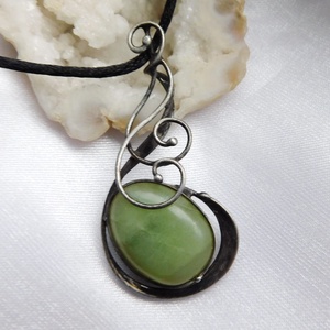 Jáde medál - ékszer - nyaklánc - medálos nyaklánc - Meska.hu