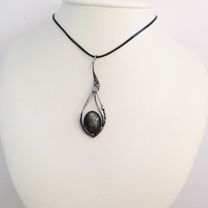 Arany obszidián medál - ékszer - nyaklánc - medál - Meska.hu