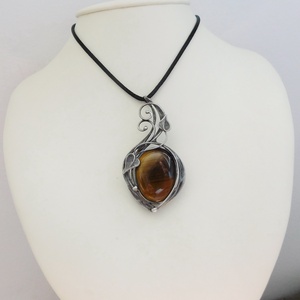 Tigrisszem medál  - ékszer - nyaklánc - medál - Meska.hu