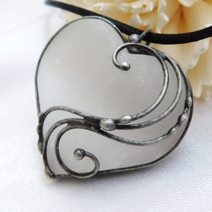 Szelenit medál  - ékszer - nyaklánc - medál - Meska.hu