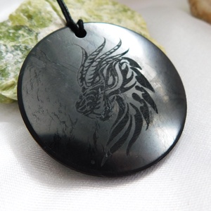 Sungit nyaklánc - ékszer - nyaklánc - medál - Meska.hu