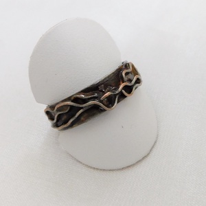 Fonott mintás gyűrű - ékszer - gyűrű - szoliter gyűrű - Meska.hu