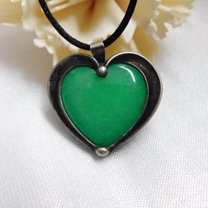 Jáde medál - ékszer - nyaklánc - medálos nyaklánc - Meska.hu