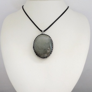 Arany obszidián medál - ékszer - nyaklánc - medál - Meska.hu