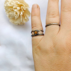 Tigrisszem gyűrű - ékszer - gyűrű - statement gyűrű - Meska.hu