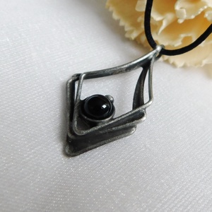 Ónix nyaklánc - ékszer - nyaklánc - medál - Meska.hu