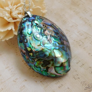 Abalon (paua)kagyló gyöngyház medál  - Meska.hu