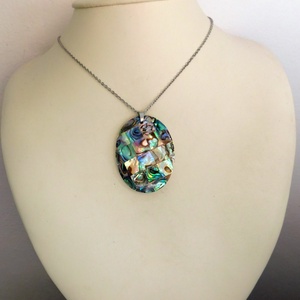 Abalon (paua)kagyló gyöngyház medál  - ékszer - nyaklánc - medálos nyaklánc - Meska.hu Abalon (paua)kagyló gyöngyház medál  - ékszer - nyaklánc - medálos nyaklánc - Meska.hu