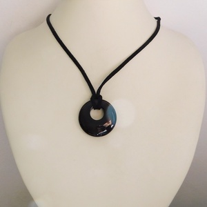 Ónix nyaklánc - ékszer - nyaklánc - medálos nyaklánc - Meska.hu