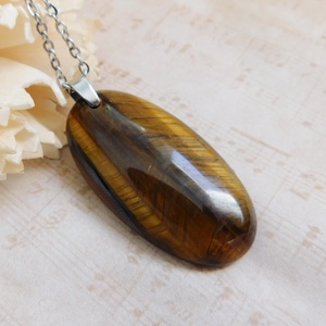 Tigrisszem medál - ékszer - nyaklánc - medál - Meska.hu