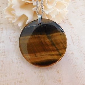 Tigrisszem medál - ékszer - nyaklánc - medál - Meska.hu