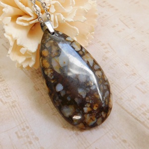 Llanit (liberit) medál, Ékszer, Nyaklánc, Medálos nyaklánc, Ékszerkészítés, MESKA