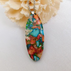 Variszcit medál  - ékszer - nyaklánc - medálos nyaklánc - Meska.hu