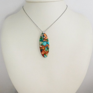 Variszcit medál  - ékszer - nyaklánc - medálos nyaklánc - Meska.hu