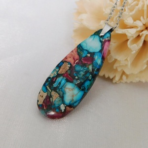 Variszcit medál  - ékszer - nyaklánc - medálos nyaklánc - Meska.hu