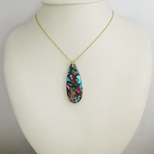 Variszcit medál  - ékszer - nyaklánc - medálos nyaklánc - Meska.hu