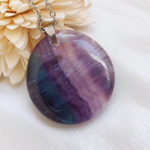 Fluorit medál - Meska.hu