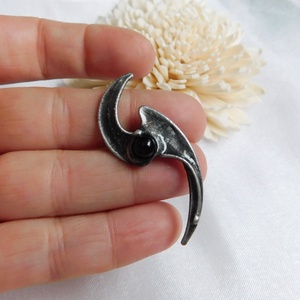 Turmalin bross / kitűző - ékszer - kitűző és bross - Meska.hu