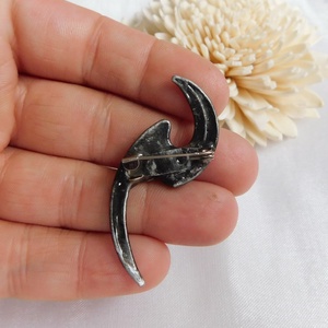 Turmalin bross / kitűző - ékszer - kitűző és bross - Meska.hu