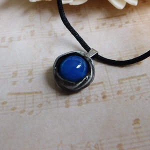 Mini achát medál  - ékszer - nyaklánc - medál - Meska.hu