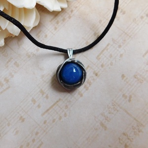 Mini achát medál  - ékszer - nyaklánc - medál - Meska.hu