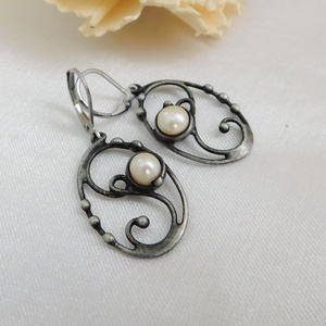 Gyöngy fülbevaló, Ékszer, Fülbevaló, Pötty fülbevaló, Ékszerkészítés, Ötvös, MESKA