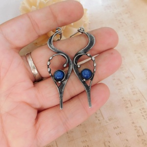 Kianit fülbevaló - ékszer - fülbevaló - pötty fülbevaló - Meska.hu