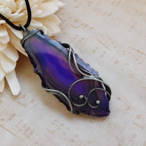 Achát medál, Ékszer, Nyaklánc, Medál, Ékszerkészítés, Ötvös, MESKA