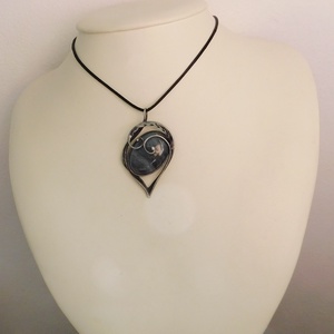 Labradorit medál - ékszer - nyaklánc - medálos nyaklánc - Meska.hu